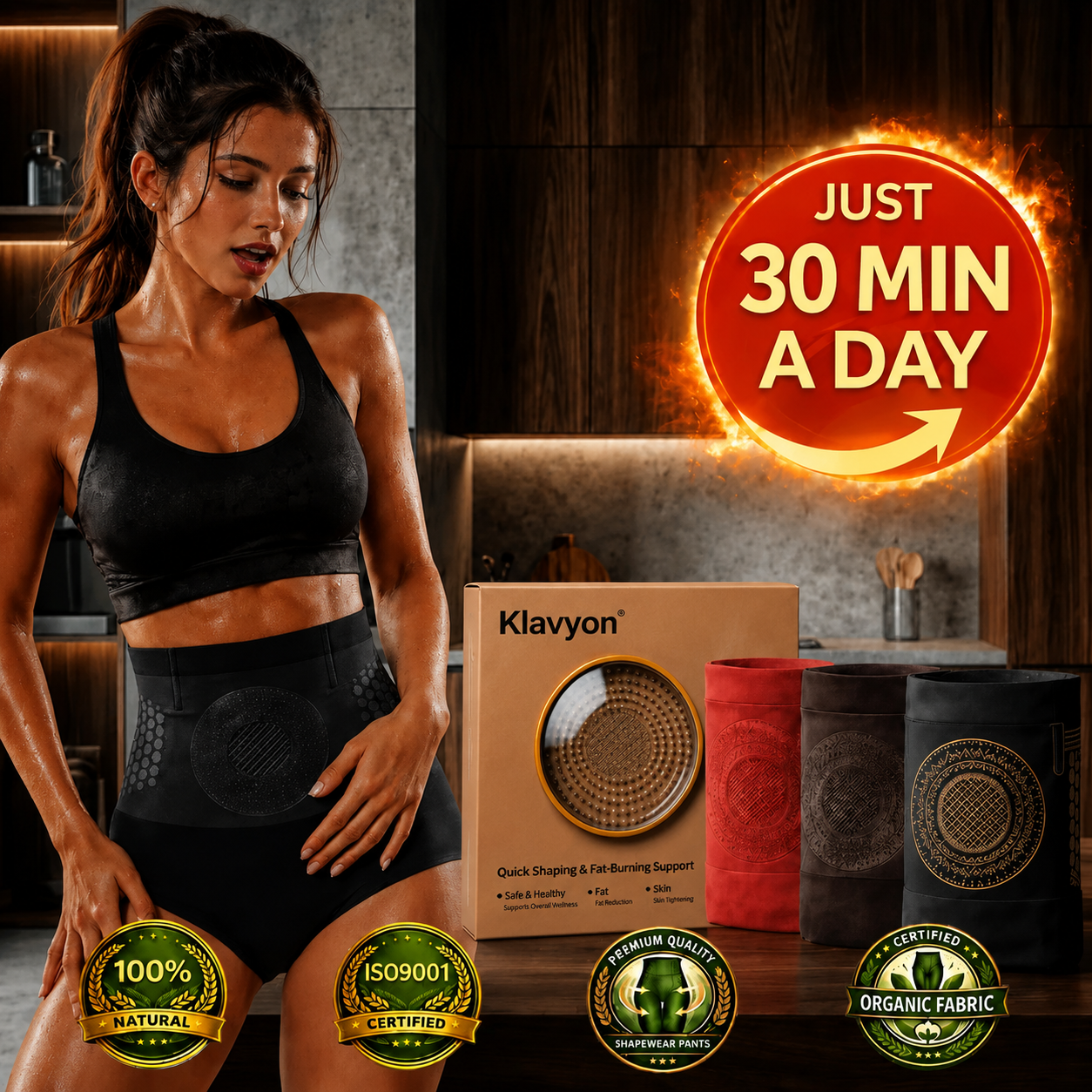 Thermogenic Sweat-Enhancing Slimming Shorts